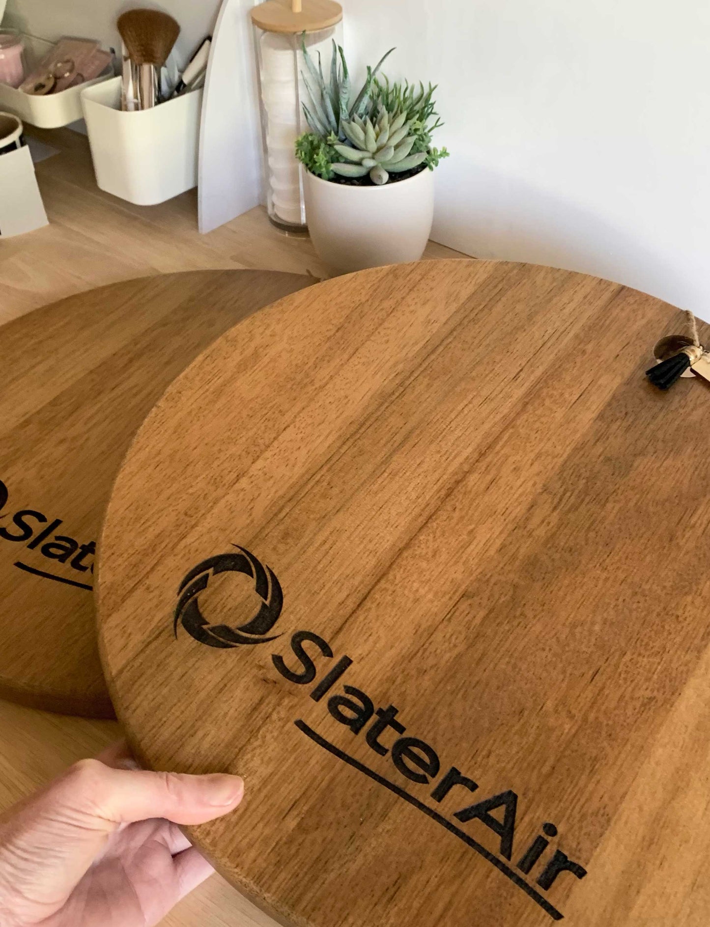 Branded Acacia Timber Serving Boards - Bulk Order