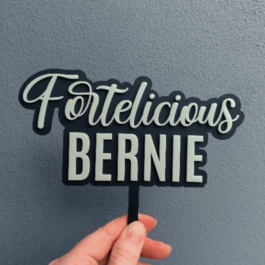 Fortieth Cake Topper