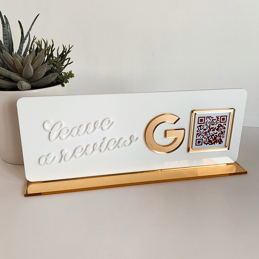Google Review QR Code Sign