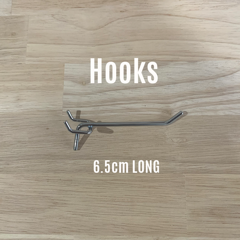 Rotating Display Stand with hooks - Timber or Acrylic