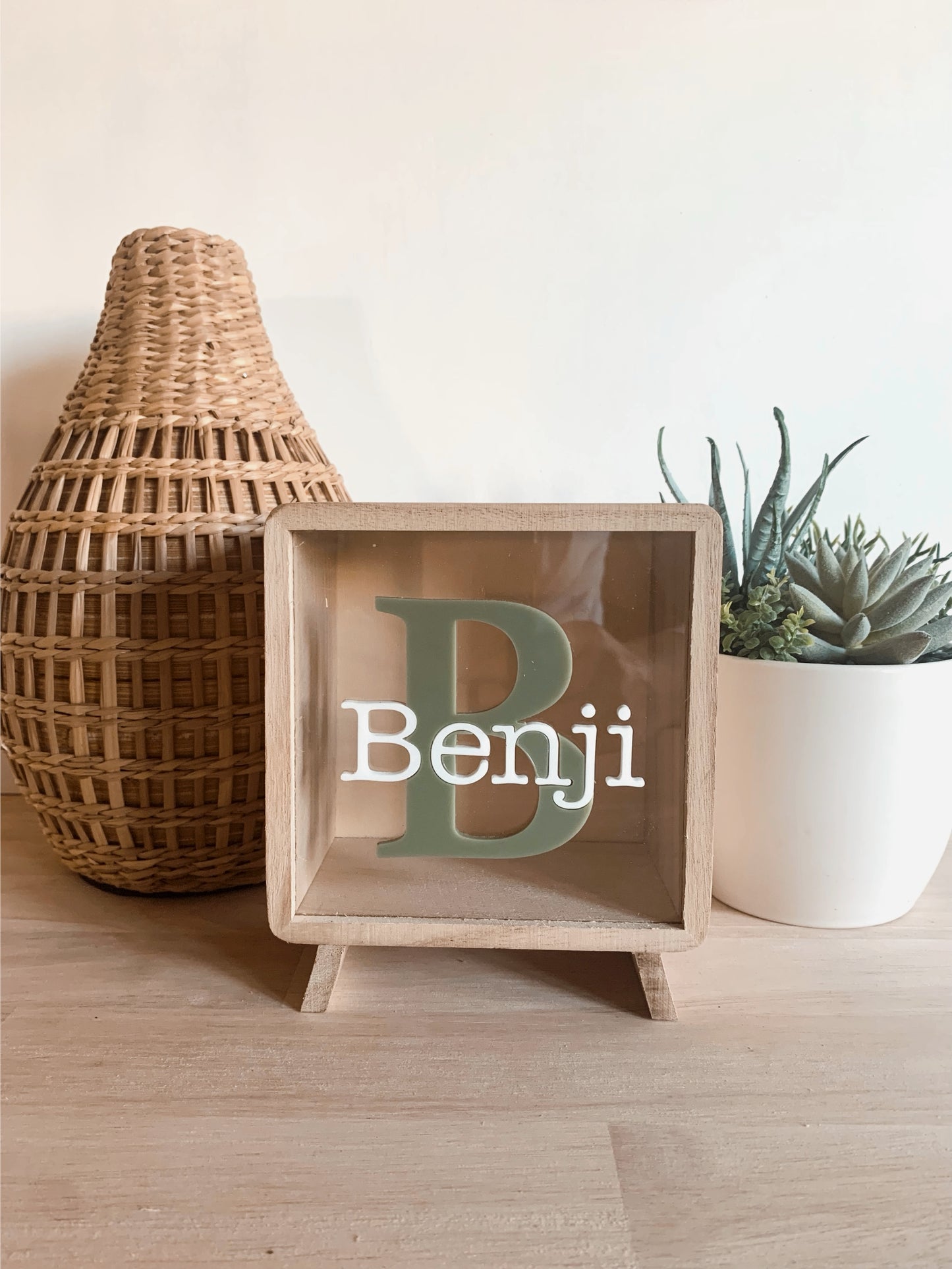 Timber Money Box
