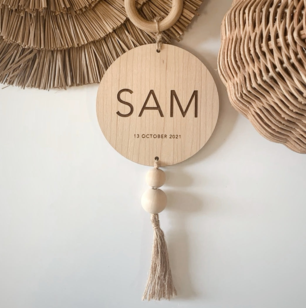 Boho Name Sign
