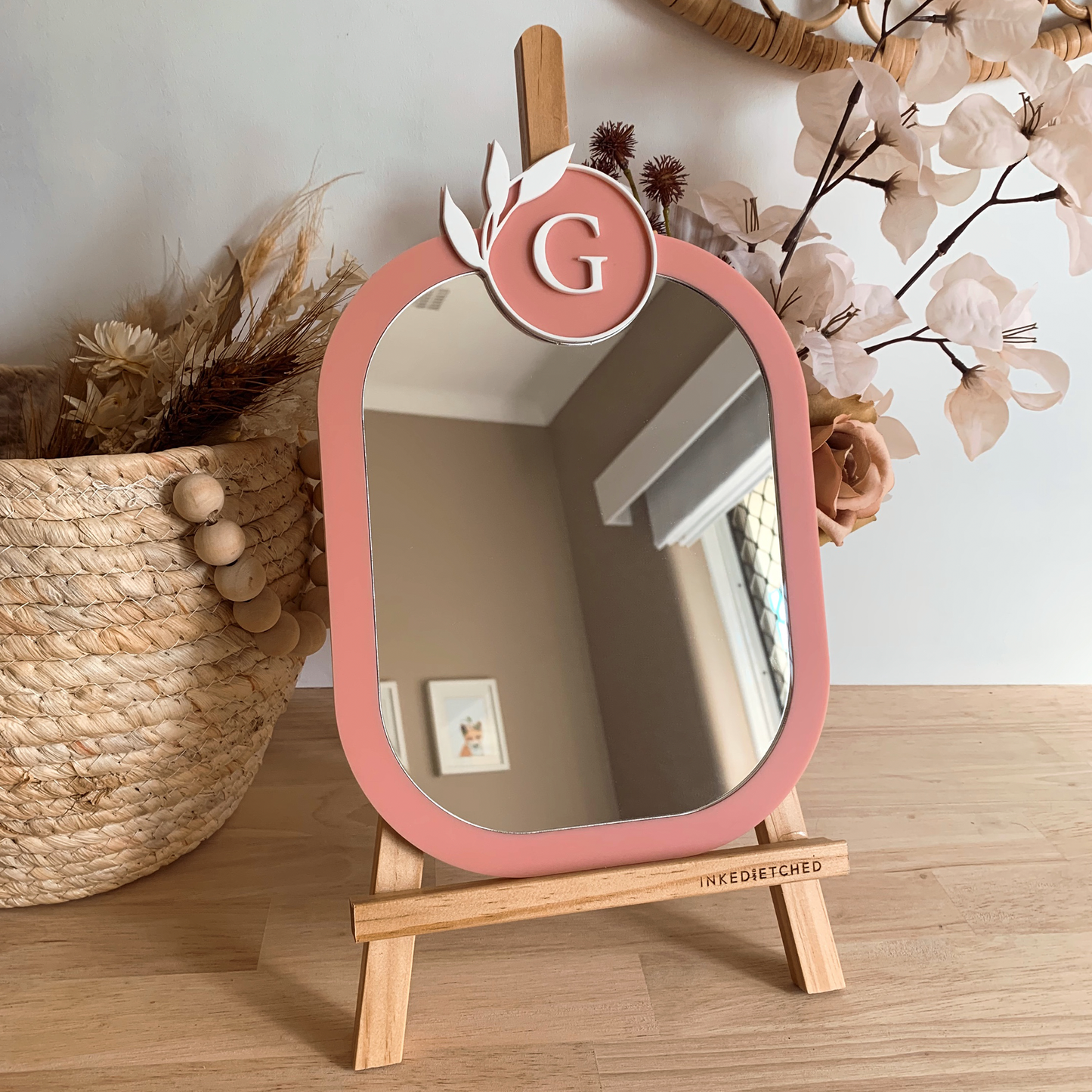 Jewellery Display Mirror - Timber or Acrylic