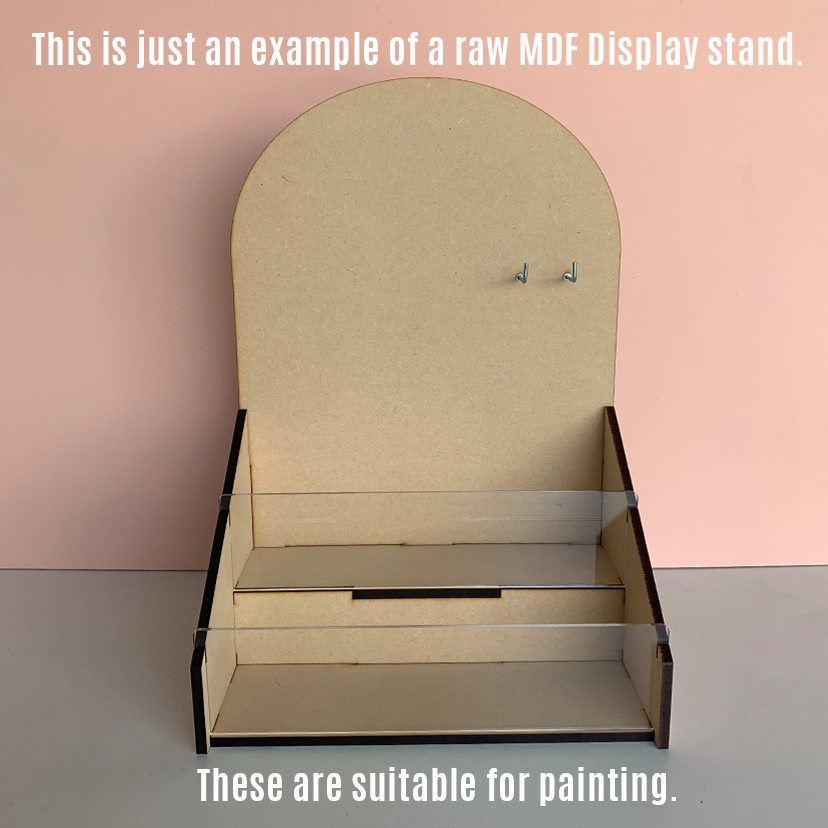 Product Display Step Stand - Timber or Acrylic
