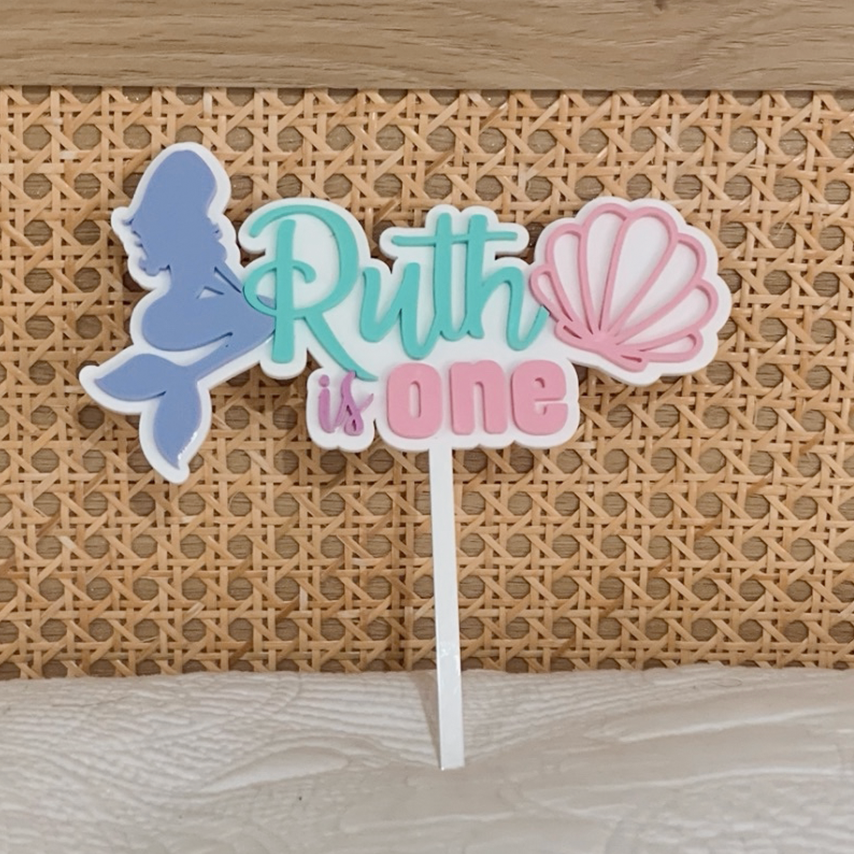 Mermaid Cake Topper