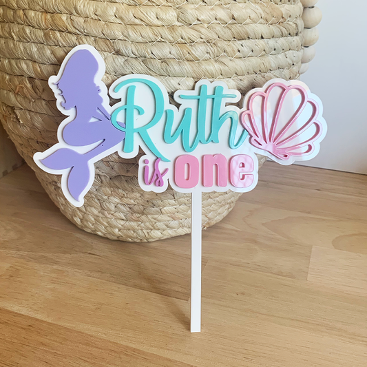 Mermaid Cake Topper