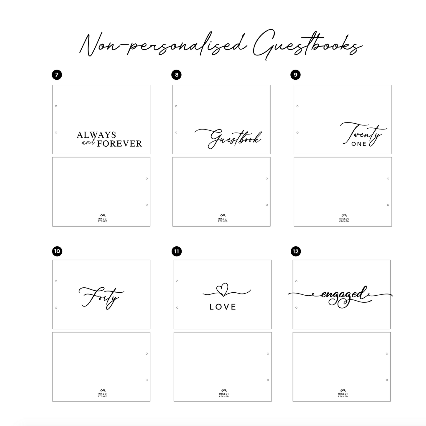 Acrylic Guestbooks