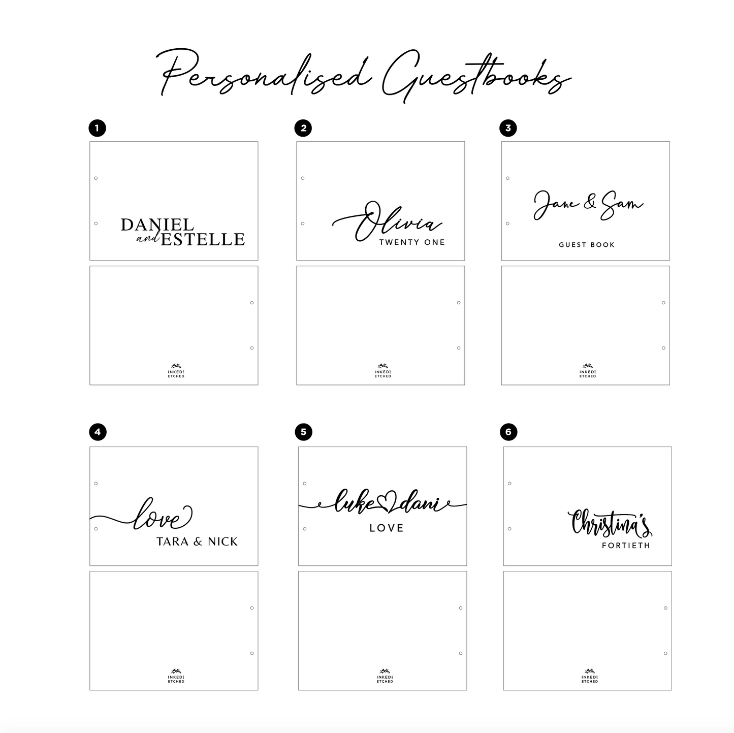 Acrylic Guestbooks