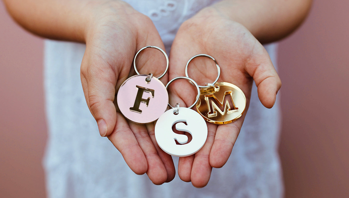 Personalised Initial Keyring