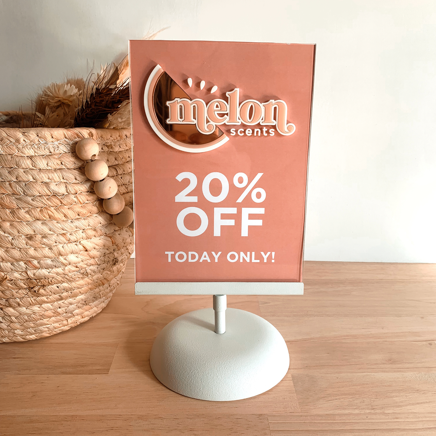 Weighted Special Offer Stand with A5 Removable Sheet