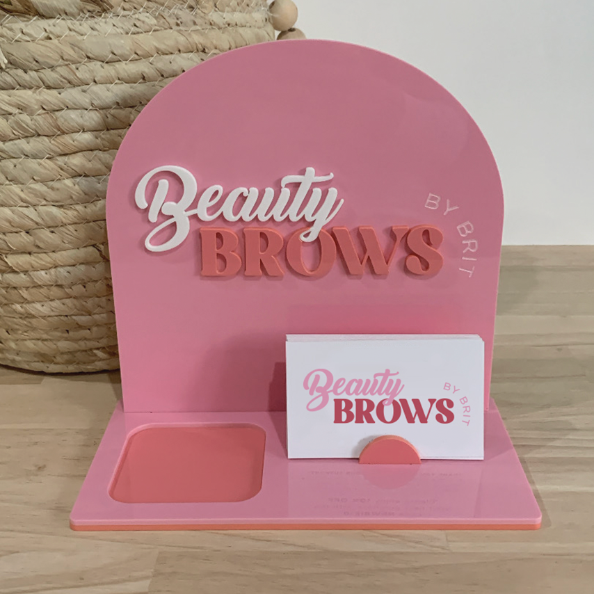 Square Dock and Business Card Holder