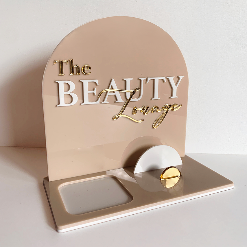 Square Dock and Business Card Holder