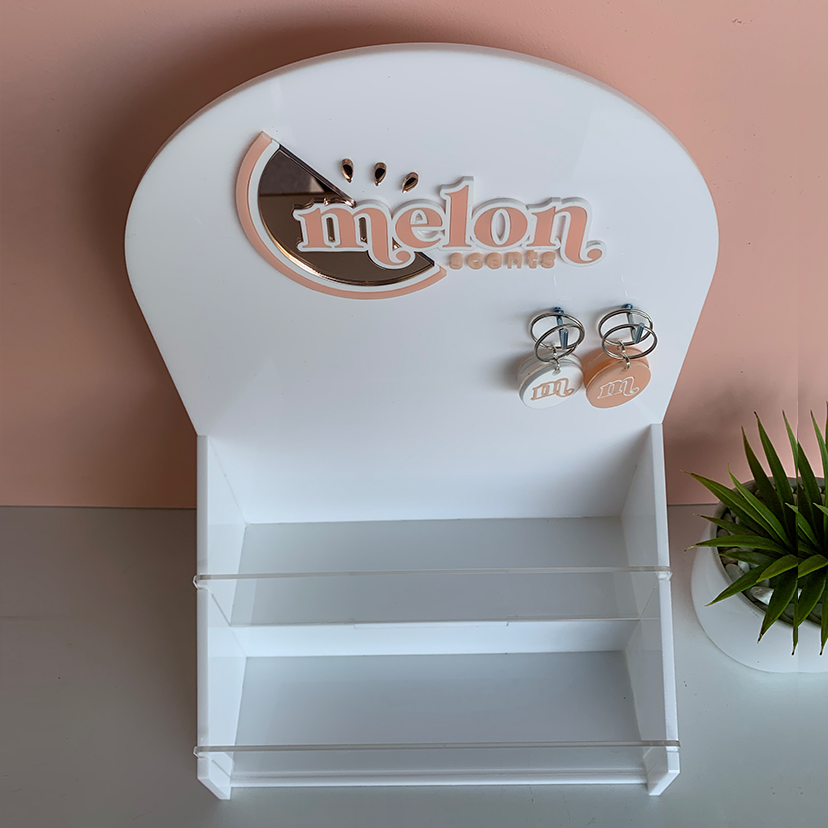 Product Display Step Stand - Timber or Acrylic
