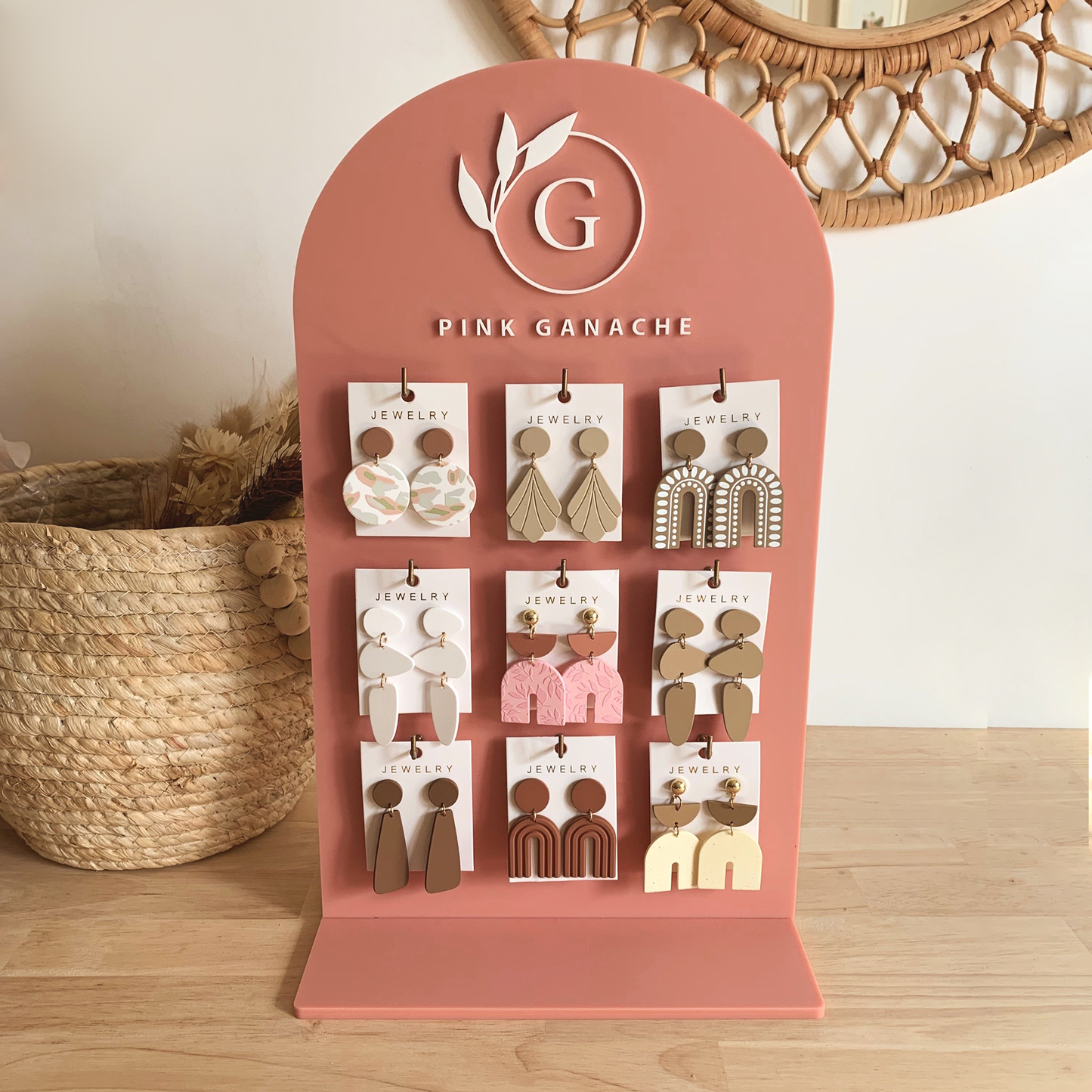 Earring Display Stand - Timber or Acrylic