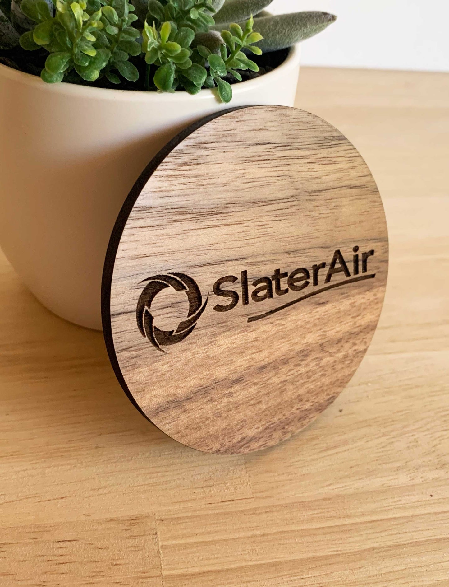 Walnut Branded Coaster Sets - Bulk Order