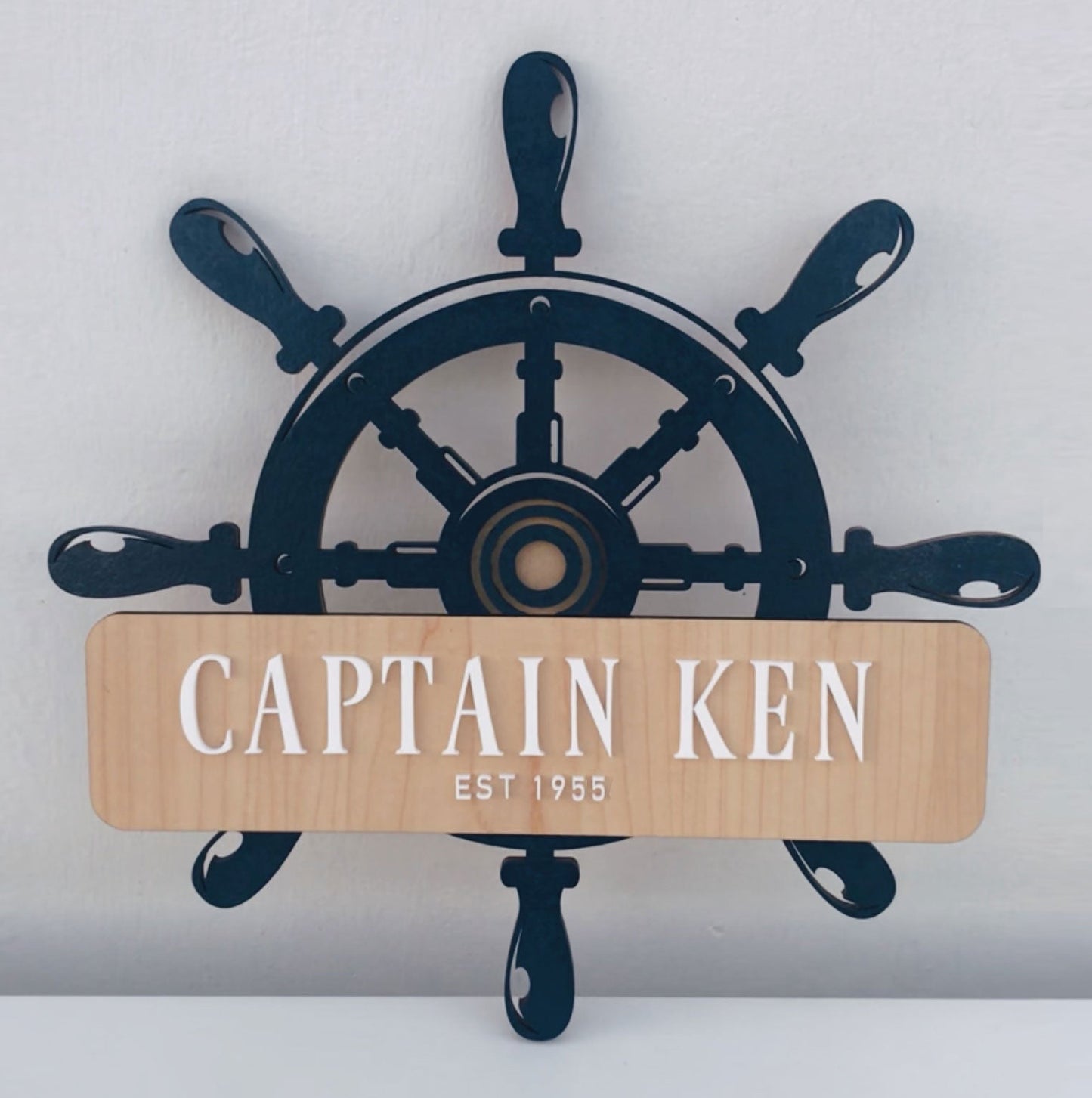 Nautical Helm Door Sign