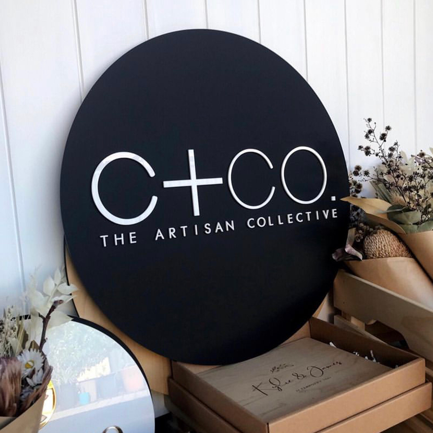Acrylic Round Logo Signage