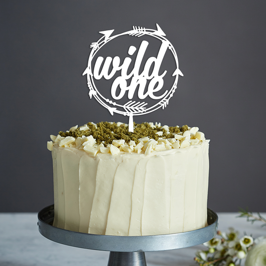 Wild One Cake Topper - Any Text