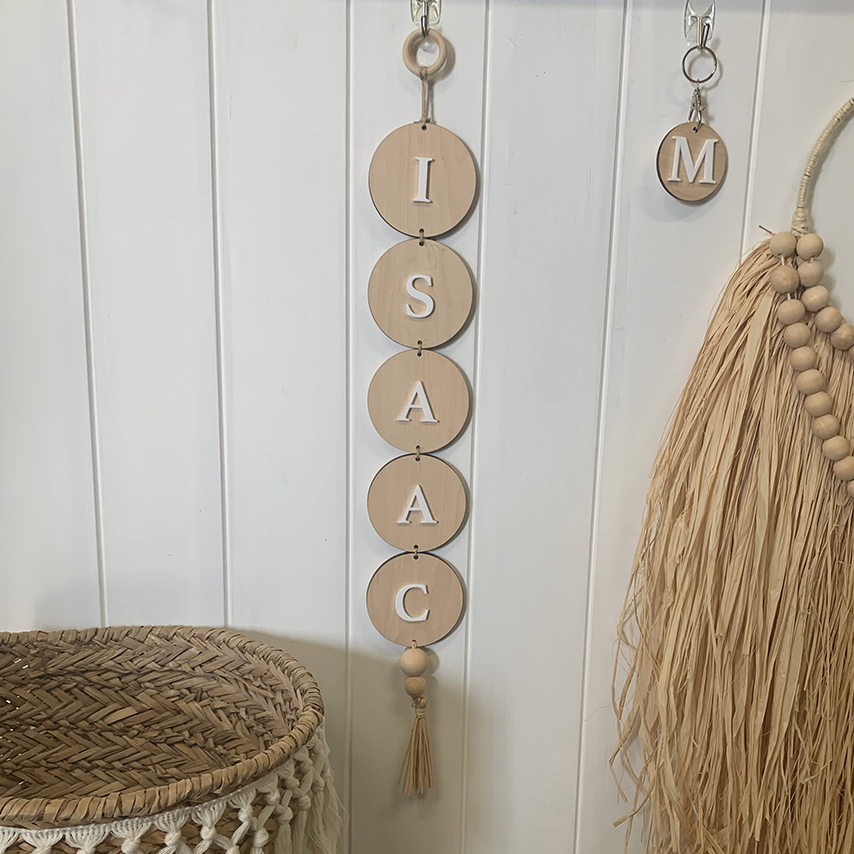 Boho Wall Hanger - Any name or word