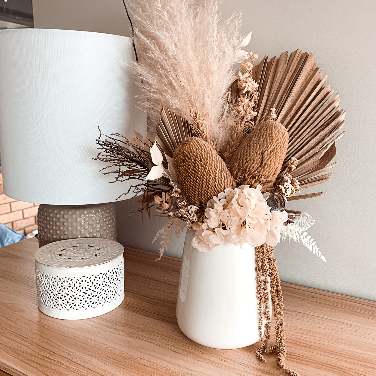 Hazel Dried Flower Arrangement