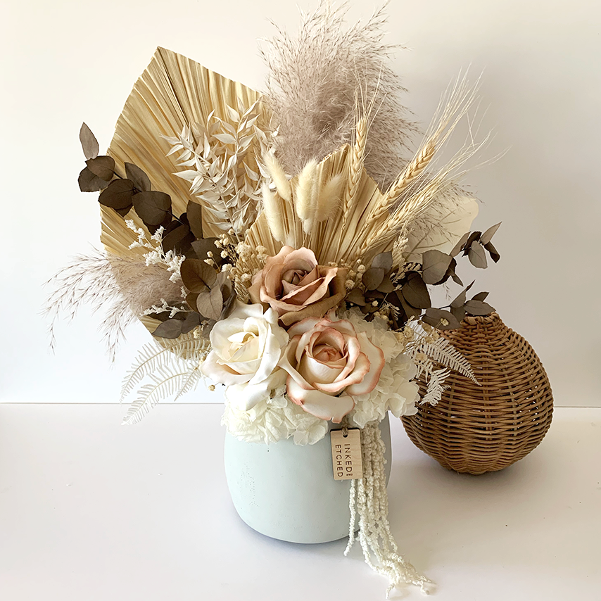 Thea Dried Flower Arrangement