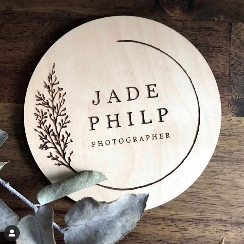 12cm Timber Flatlay Disc