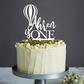 Hot Air Balloon Cake Topper - Any Text