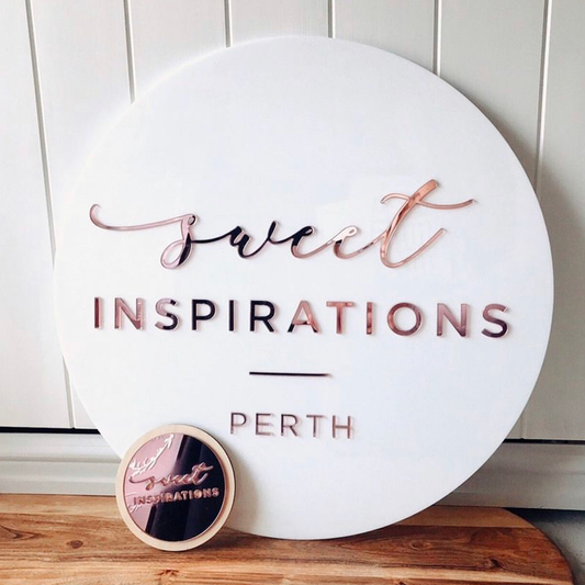 Mirror Acrylic Logo Signage