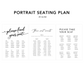 Foam Board Seating Plan