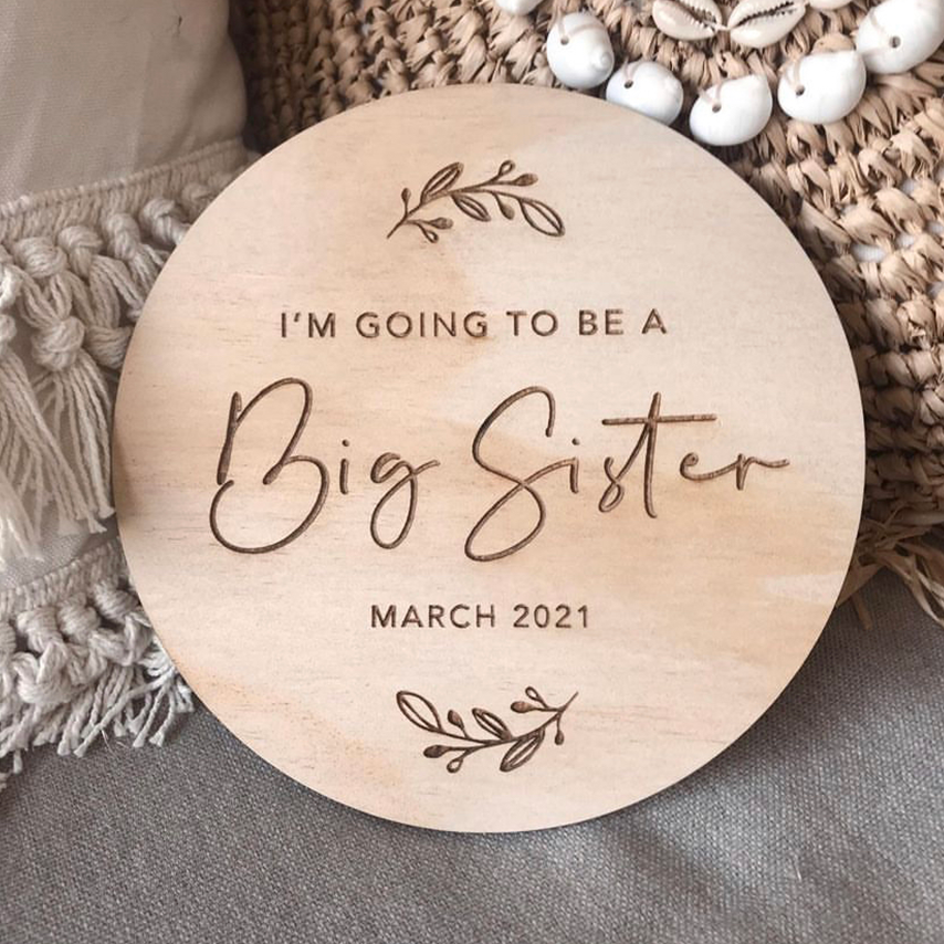 Pregnancy Announcement Plaque