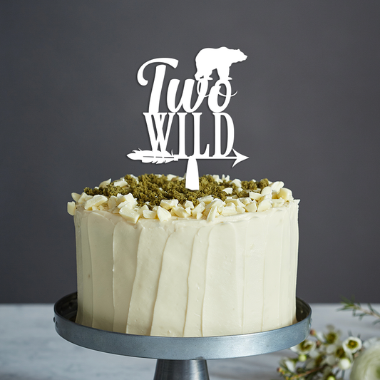 Two Wild Cake Topper - Any Text