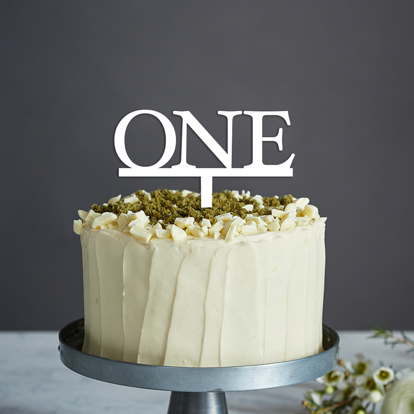 Year Cake Topper Style 1 - Any Text