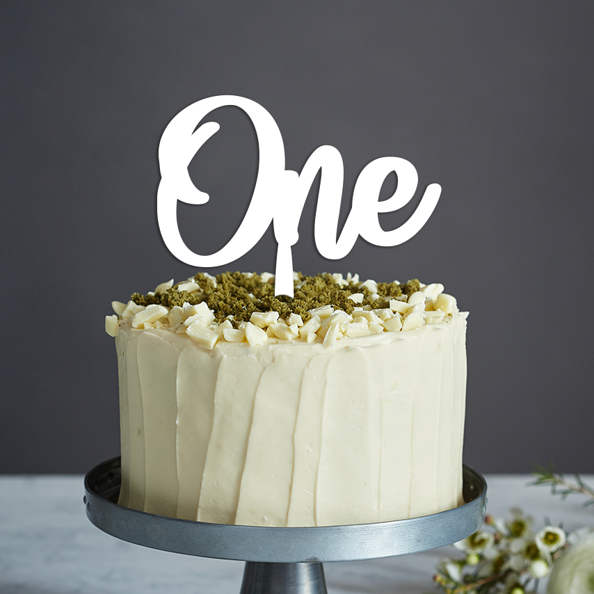 Year Cake Topper Style 5 - Any Text