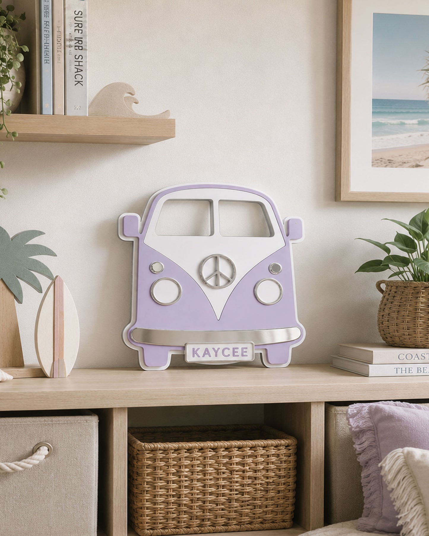 Personalised Kombi Van Shelf Decor