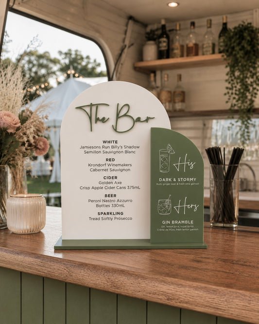 Bar Menu (Coming Soon)