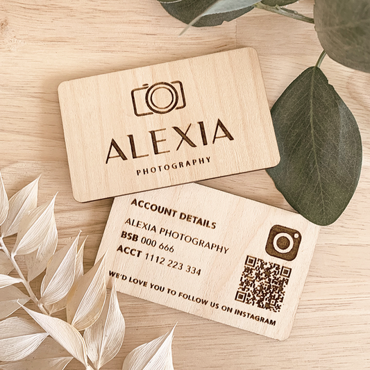 Bank Transfer Business Card