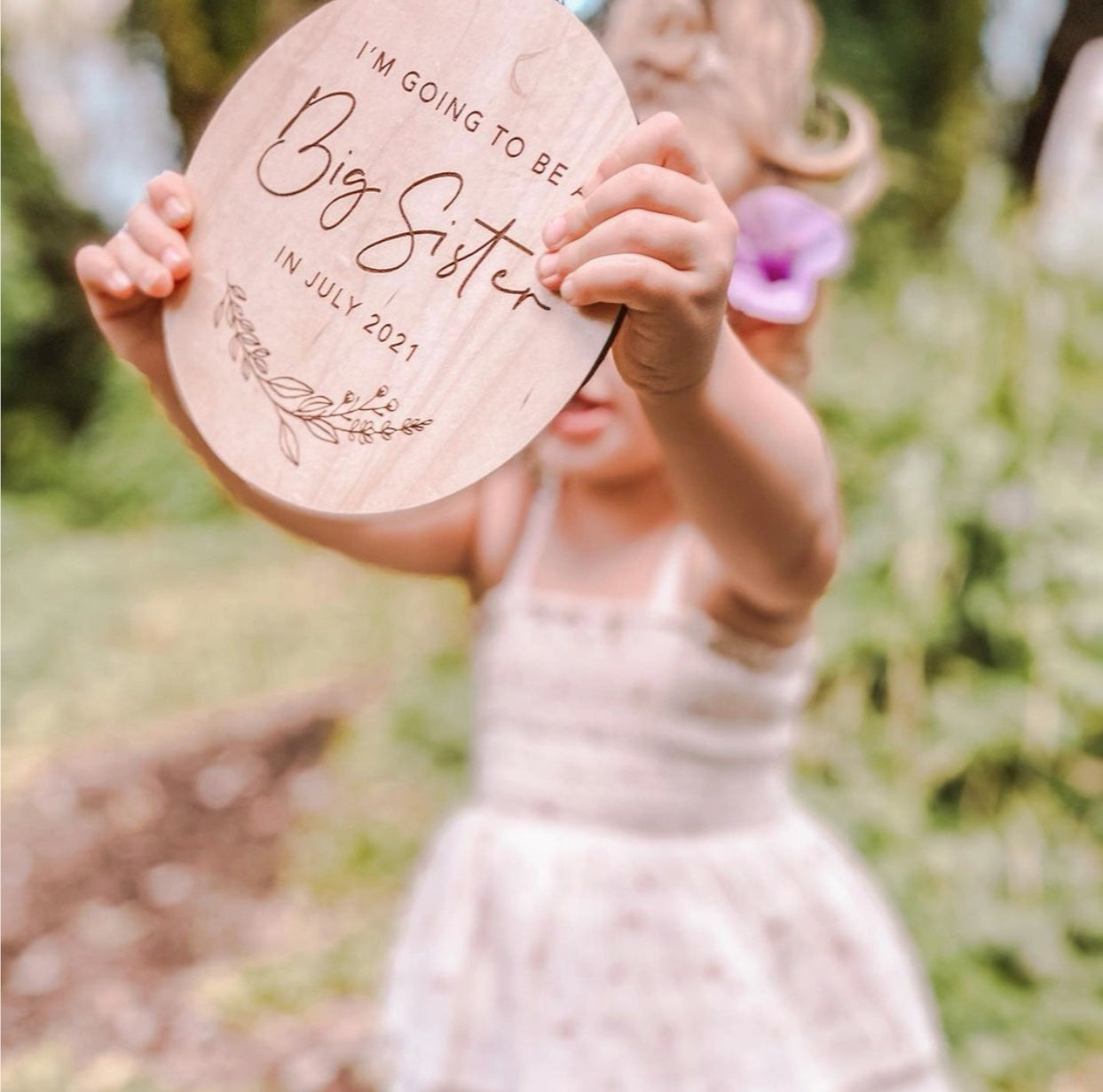 Pregnancy Announcement Plaque