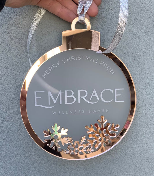 Branded Christmas Bauble for Business