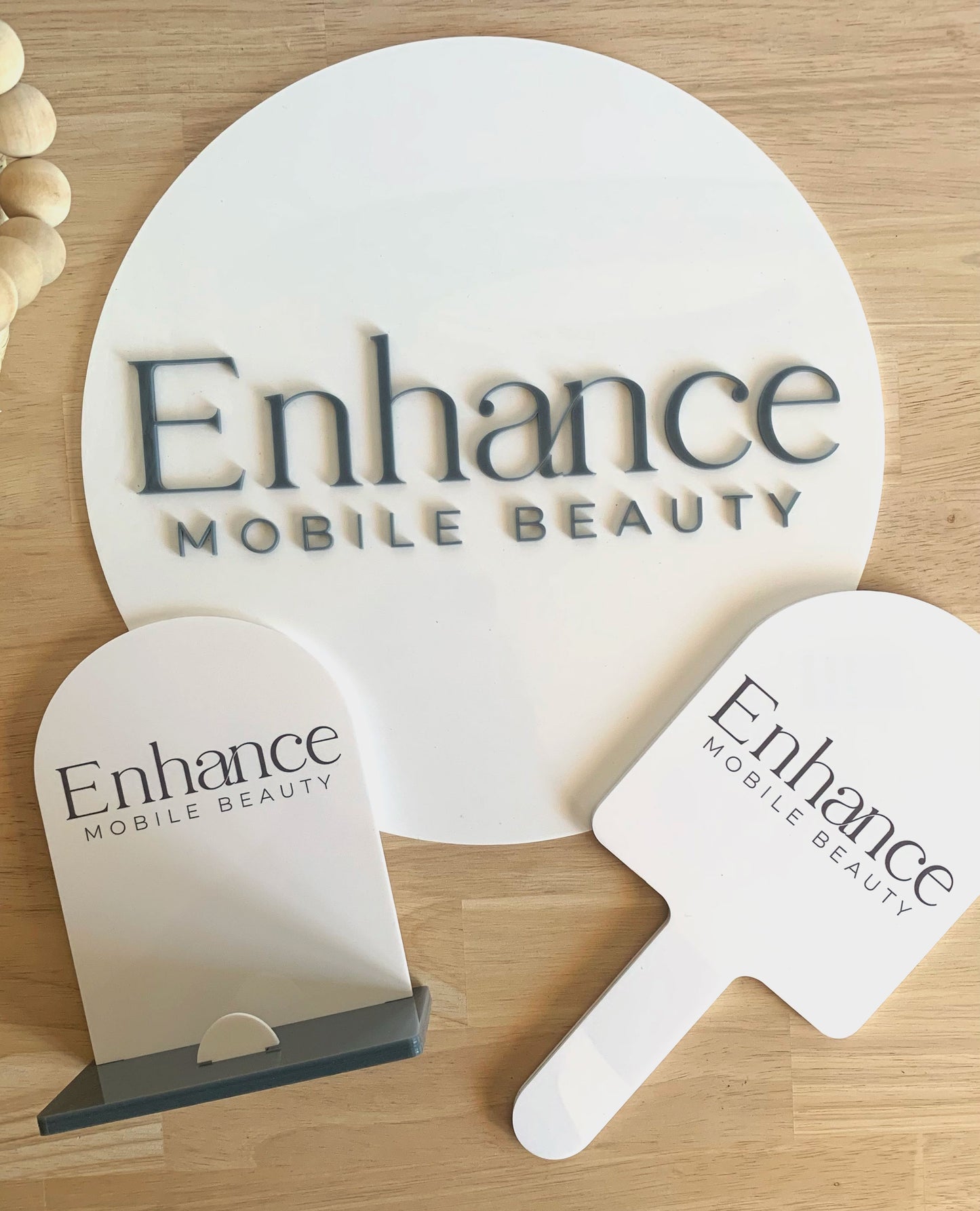 Mirror, Business Card Holder