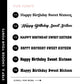 Fun font choices for custom cake topper