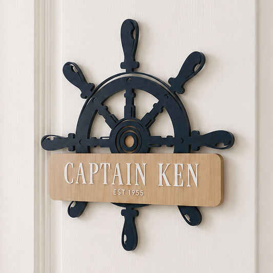 Nautical Helm Door Sign