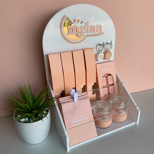 Product Display Step Stand - Timber or Acrylic
