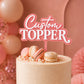 Double Layer Custom Cake Topper