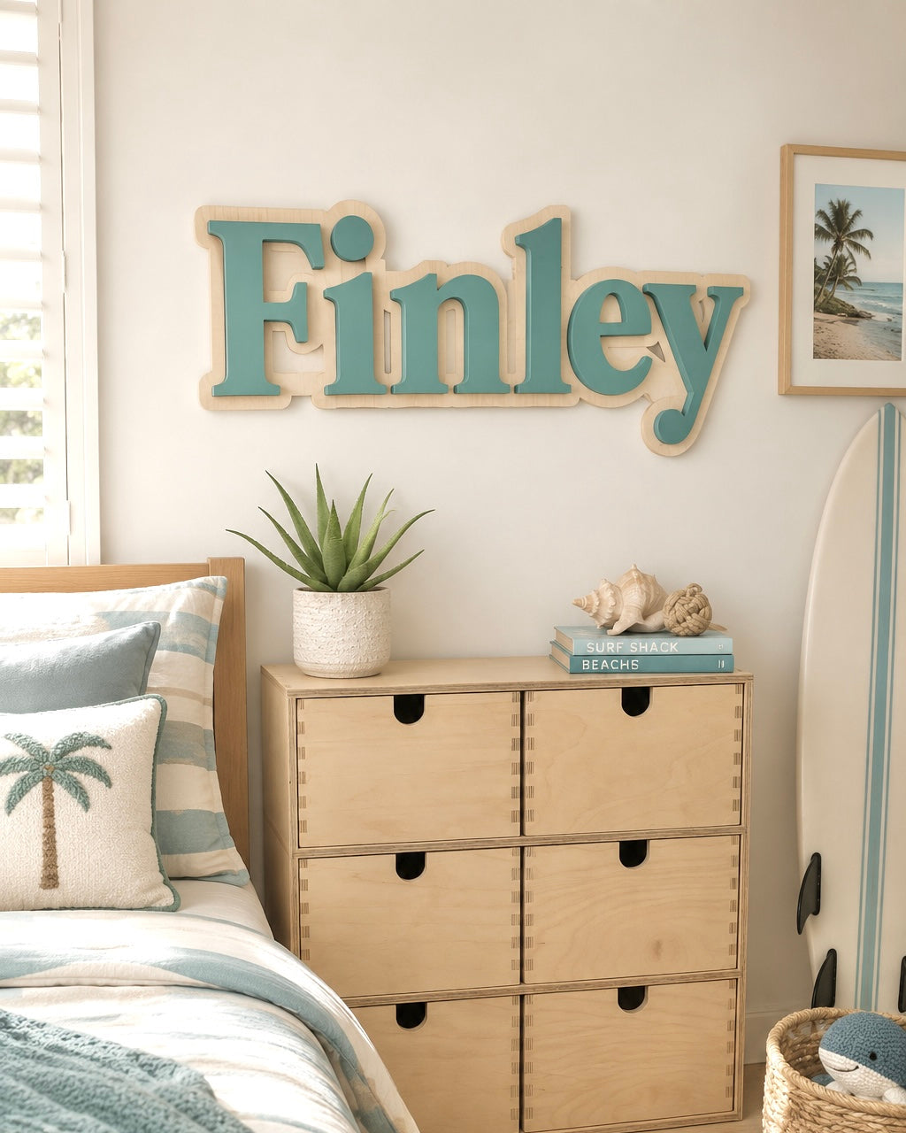 Personalised Name Sign for Child’s Bedroom