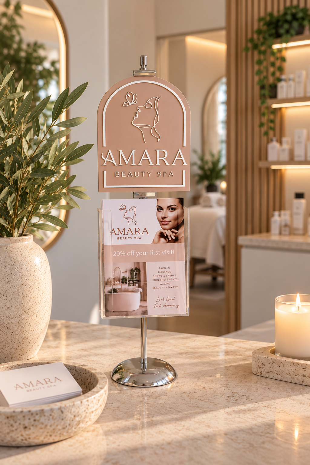 Brochure Holder Display Stand