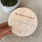 Big Sister/Brother Pregnancy Announcement Plaque - Bulk Order