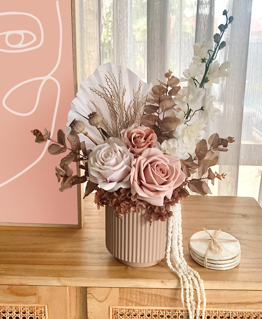Dusty Pink Flower Arrangement