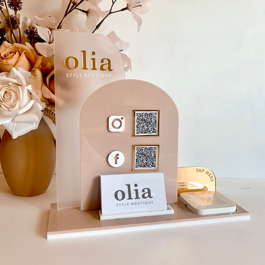 Luxury Social Media/Pay Station 2 - Acrylic or Timber