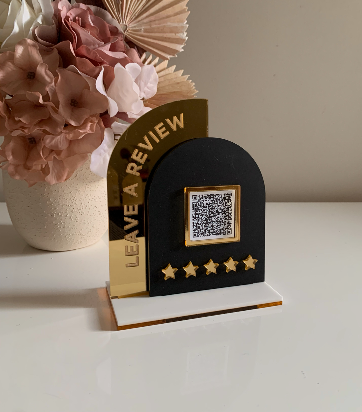 Qr Code Miniature Example Mini QR Code Sign – Inked And Etched