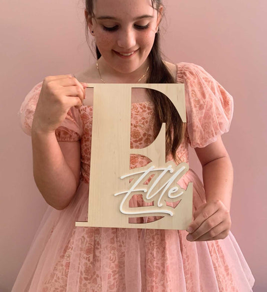 Alphabet Name Plaques